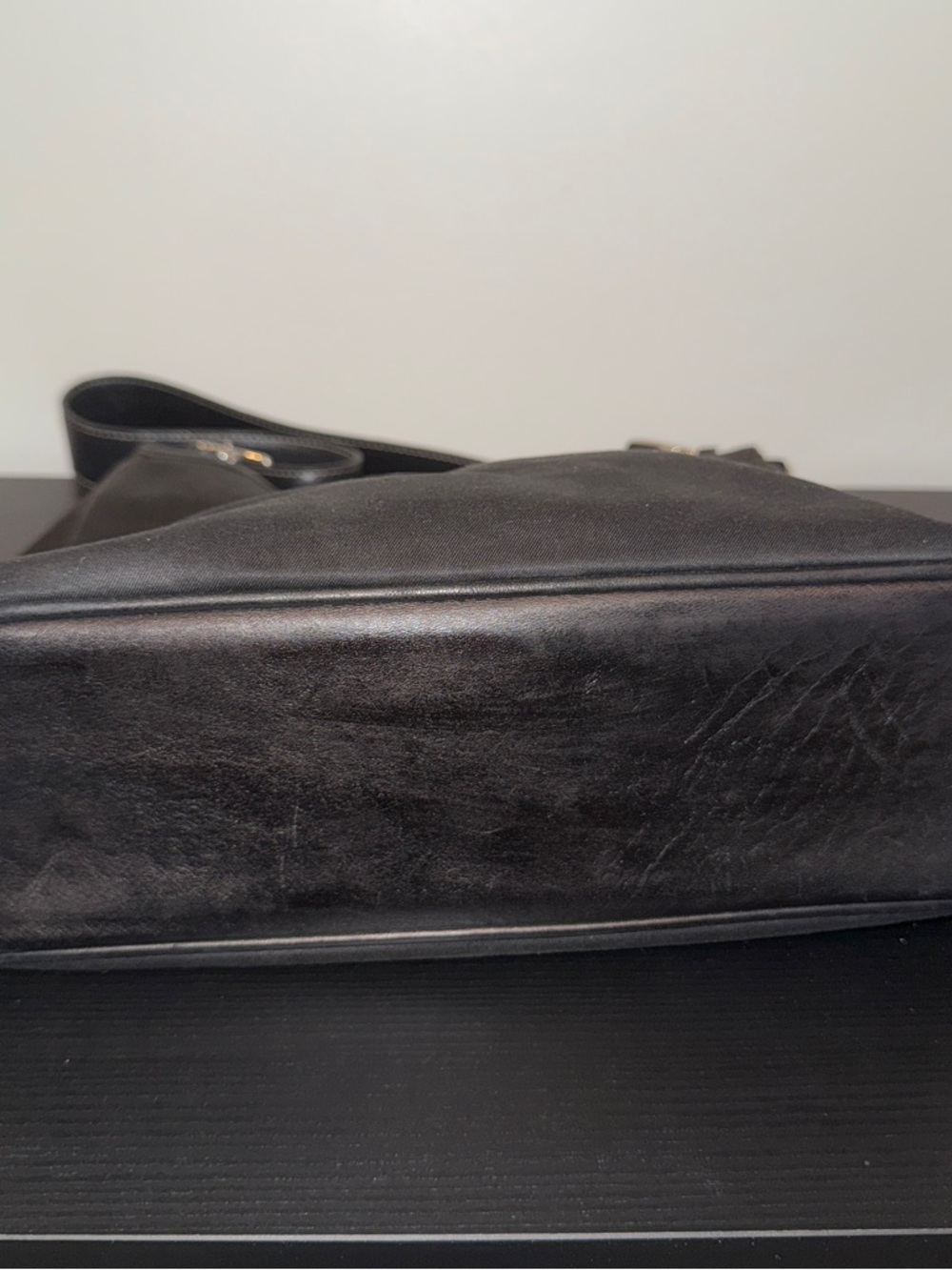 Coach Black Shoulder Bag with Leather Accent - Picture 4 of 13